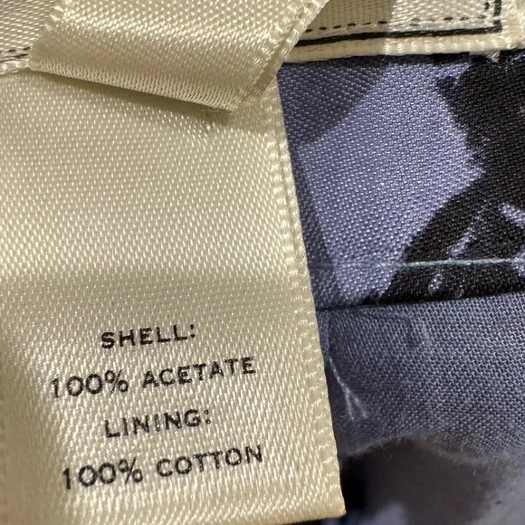 Anthropologie Blue Floral A-Line Skirt - Picture 16 of 16